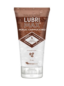 Интимный гель-смазка на водной основе Lubrimax Magic Cappuccino - 75 мл. 477098