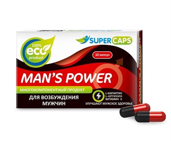 Возбуждающее средство Man’s power - 10 капсул (+1 в подарок) 477259