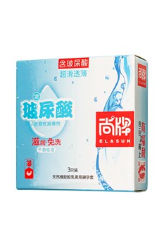 Ультратонкие презервативы Elasun Ultra-thin and Smooth - 3 шт. 484578