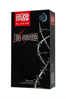 Презервативы с точками Elasun Big Dotted - 10 шт. 484582