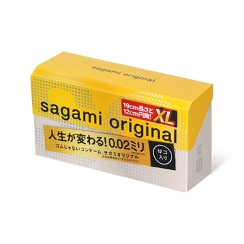 Презервативы увеличенного размера Sagami Original 0.02 XL-size - 12 шт. 488399