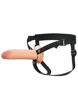 Полый страпон на ремнях 8’’ Hollow Silicone Strap-on 488487