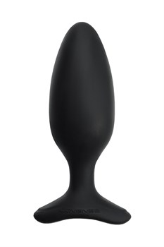 Черная анальная втулка LOVENSE Hush 2 (M) - 13,5 см. 490456