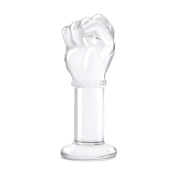 Стеклянный плаг в форме сжатой в кулак руки 5’’ Glass Fist Butt Plug - 13 см. 490683