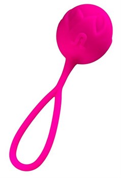 Ярко-розовый вагинальный шарик Geisha Ball Mia