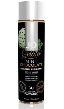 {{photo.Alt || photo.Description || 'Лубрикант с ароматом мятного шоколада JO GELATO MINT CHOCOLATE - 120 мл.'}}