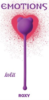 Фиолетовый вагинальный шарик Emotions Roxy Lola toys 4002-01Lola