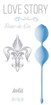 Голубые вагинальные шарики Fleur-de-lisa