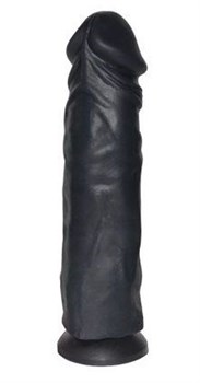 Чёрный фаллоимитатор без мошонки Sitabella - 19 см.