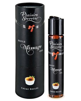 Массажное масло с ароматом крем брюле Huile de Massage Gourmande Creme Brul?e - 59 мл.