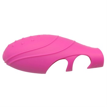 Розовая насадка на палец с вибрацией Bang Her Silicone G-Spot Finger Vibe 511817