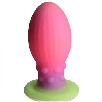 Розовая пробка-яйцо XL Xeno Egg - 17,6 см. 511918