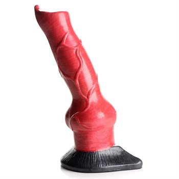 Красный фантазийный фаллоимитатор Hell-Hound Canine Penis Silicone Dildo - 19 см. 512201