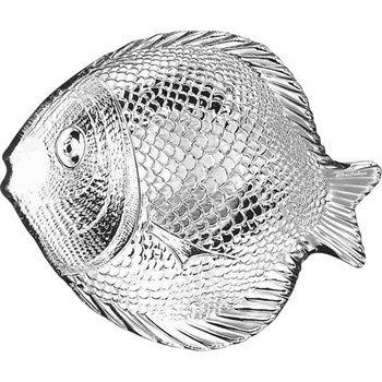 Блюдо сервировочное «Марин»;стекло;,H=28,L=198,B=158мм;прозр. 513248