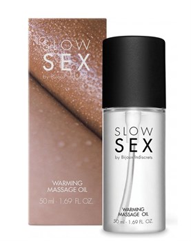 Съедобное cогревающее массажное масло Slow Sex - 50 мл. 513730