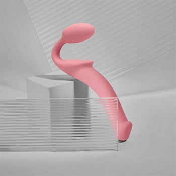 {{photo.Alt || photo.Description || 'Розовый безремневой страпон Strap-on-me Semi-Realistic Bendable Strap-On size M'}}