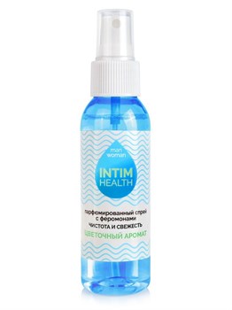 Парфюмированный спрей Intim Health для нижнего белья и тела с цветочным ароматом - 95 мл. 528635