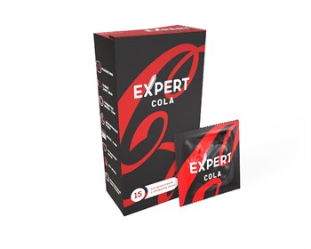 Презервативы с ароматом колы Expert Cola - 15 шт. 529033