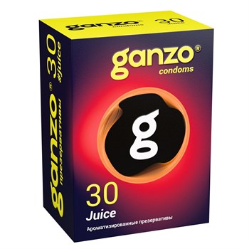 Ароматизированные презервативы Ganzo Juice - 30 шт. 529038