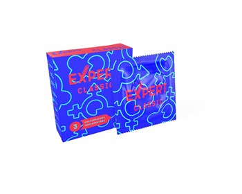 Классические презервативы Expert Classic - 3 шт. 529047