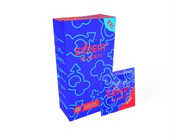 Презервативы увеличенного размера Expert Classic XXL - 15 шт. 529058