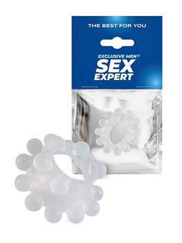 {{photo.Alt || photo.Description || 'Эластичное эрекционное кольцо с двумя рядами шариков'}}