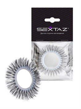 Круглое эрекционное кольцо с длинными «ресничками» 529379