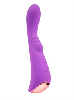 {{photo.Alt || photo.Description || 'Фиолетовый вибратор для G-стимуляции - 19,1 см.'}}