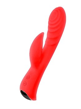 {{photo.Alt || photo.Description || 'Красный перезаряжаемый вибратор-кролик - 19,1 см.'}}