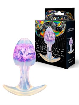 Сиреневатая анальная втулка - 8,2 см. 529596