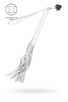 Белая кожаная плеть - 50 см. 529790