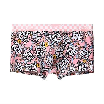 Розовые трусы-боксеры с принтом 530086