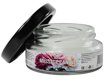 Массажная свеча «Цветущий пион» - 50 мл. 530509