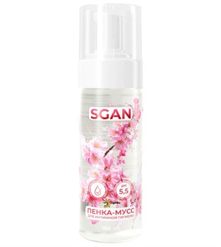 Пенка-мусс для интимной гигиены SGAN с пребиотиками - 150 мл. 530512