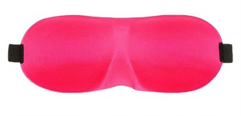 Розовая глухая маска на резинке 530828