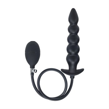 {{photo.Alt || photo.Description || 'Черная анальная елочка с функцие расширения Beaded Inflatable Silicone Anal Plug'}}