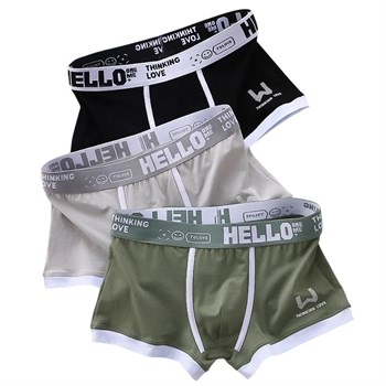 {{photo.Alt || photo.Description || 'Набор из 3 мужских трусов-боксеров с надписью на резинке'}}