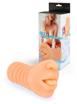 Телесный мастурбатор в виде сексуального ротика 531822