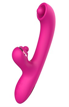 Розовый вибратор-кролик с усиленной стимуляцией точки G 532203