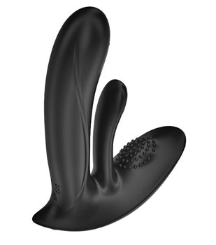 {{photo.Alt || photo.Description || 'Черный вибратор для ношения с 10 режимами вибрации и колебаний'}}