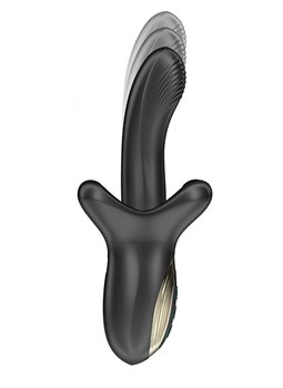 {{photo.Alt || photo.Description || 'Черный вибратор с эффектом фрикций и посасывания - 23 см.'}}