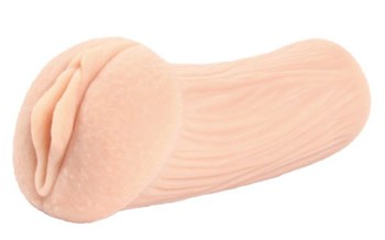 Реалистичный мастурбатор-вагина телесного цвета Elegance с двойным слоем материала