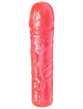 Розовый гелевый фаллоимитатор - 16,5 см. Eroticon 30010