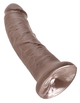 Коричневый фаллоимитатор 8  Cock - 20,3 см.