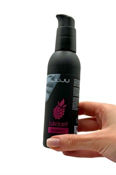 Съедобный лубрикант JUJU Raspberry с ароматом малины - 150 мл.
