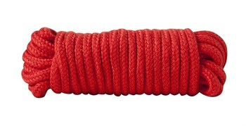 Красная хлопковая верёвка Bondage Rope 16 Feet - 5 м.