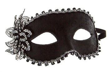 Карнавальная маска с цветком Venetian Eye Mask Blush Novelties 520079