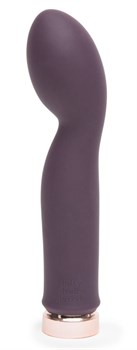 Фиолетовый вибратор для стимуляции точки G - So Exquisite Rechargeable G-Spot Vibrator - 16,5 см.