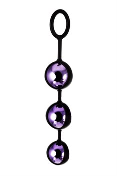 {{photo.Alt || photo.Description || 'Фиолетово-черные тройные вагинальные шарики TOYFA A-toys'}}