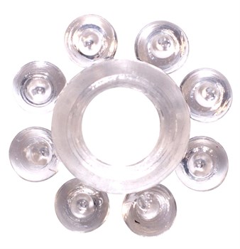 Прозрачное эрекционное кольцо Rings Bubbles Lola toys 0112-30Lola